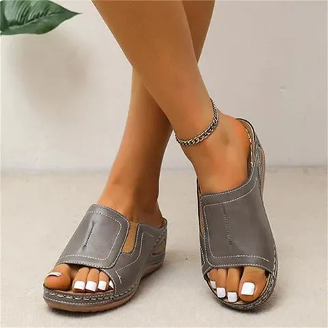 📢🔥 Clearance UP TO 70% OFF Comfortable Orthopedic Flat Sandals for Women!