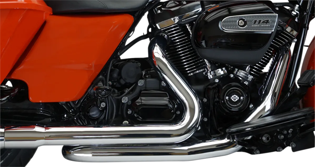 1802-0398 - KHROME WERKS Aggressor 2-into-1-into-2 Header - Chrome 200420