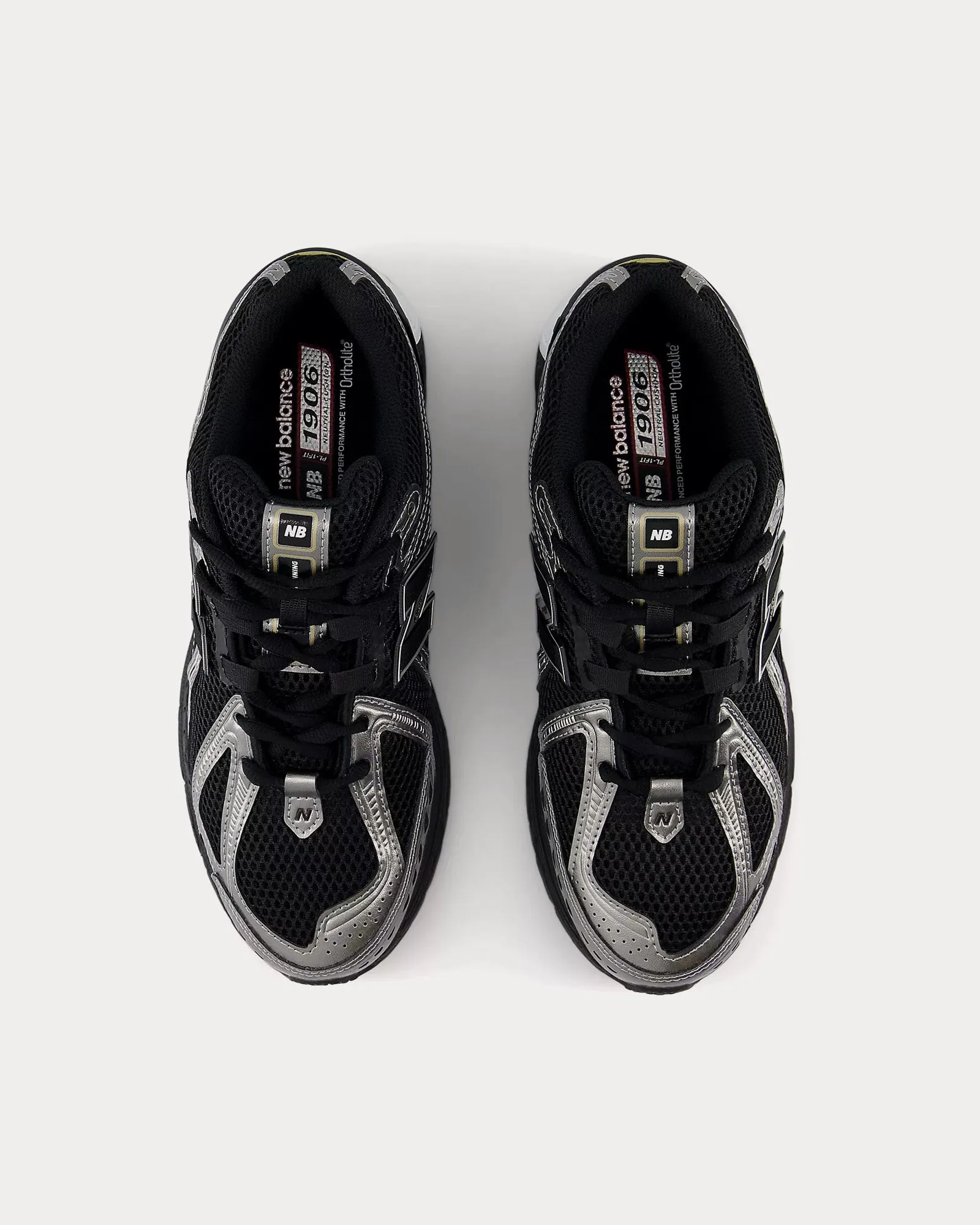 1906r Black / Dark Silver Metallic / Gold Metallic Low Top Sneakers