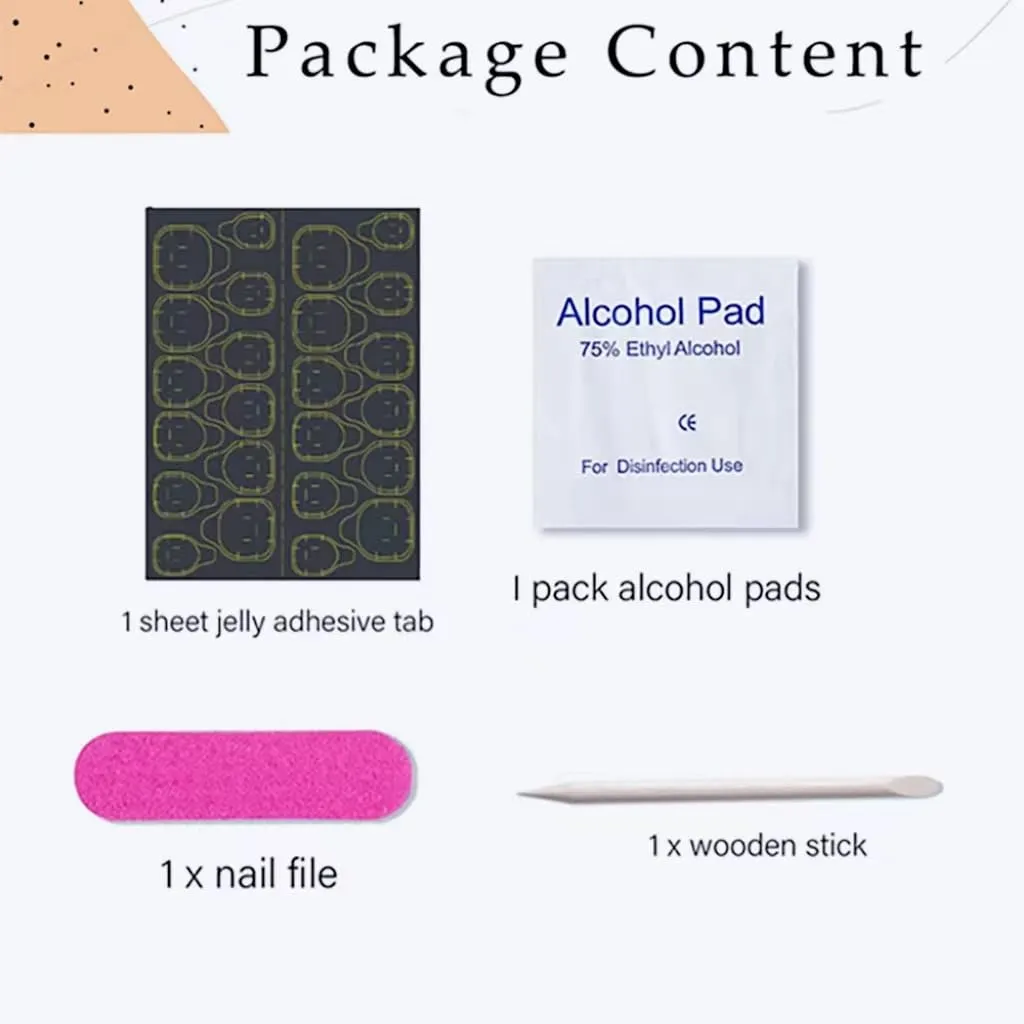 24 Pcs Press on Toenails Short Square Fake Toe Nails with Butterfly Design Summer False Toenails Artificial Acrylic Toe Nails for Women Glossy Toe Nail Tips Full Cover Glue on Toenails for Women