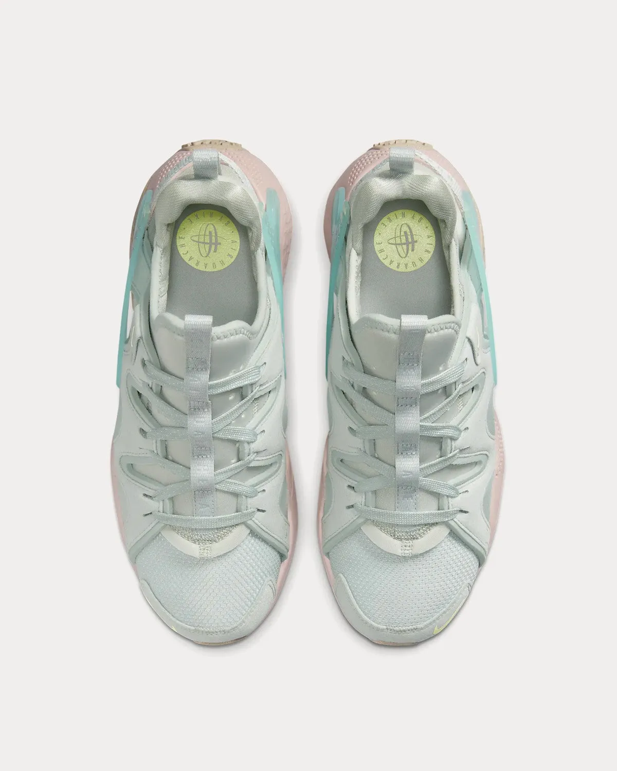 Air Huarache Craft Light Silver / Ocean Bliss / Pink Oxford / Citron Tint Low Top Sneakers