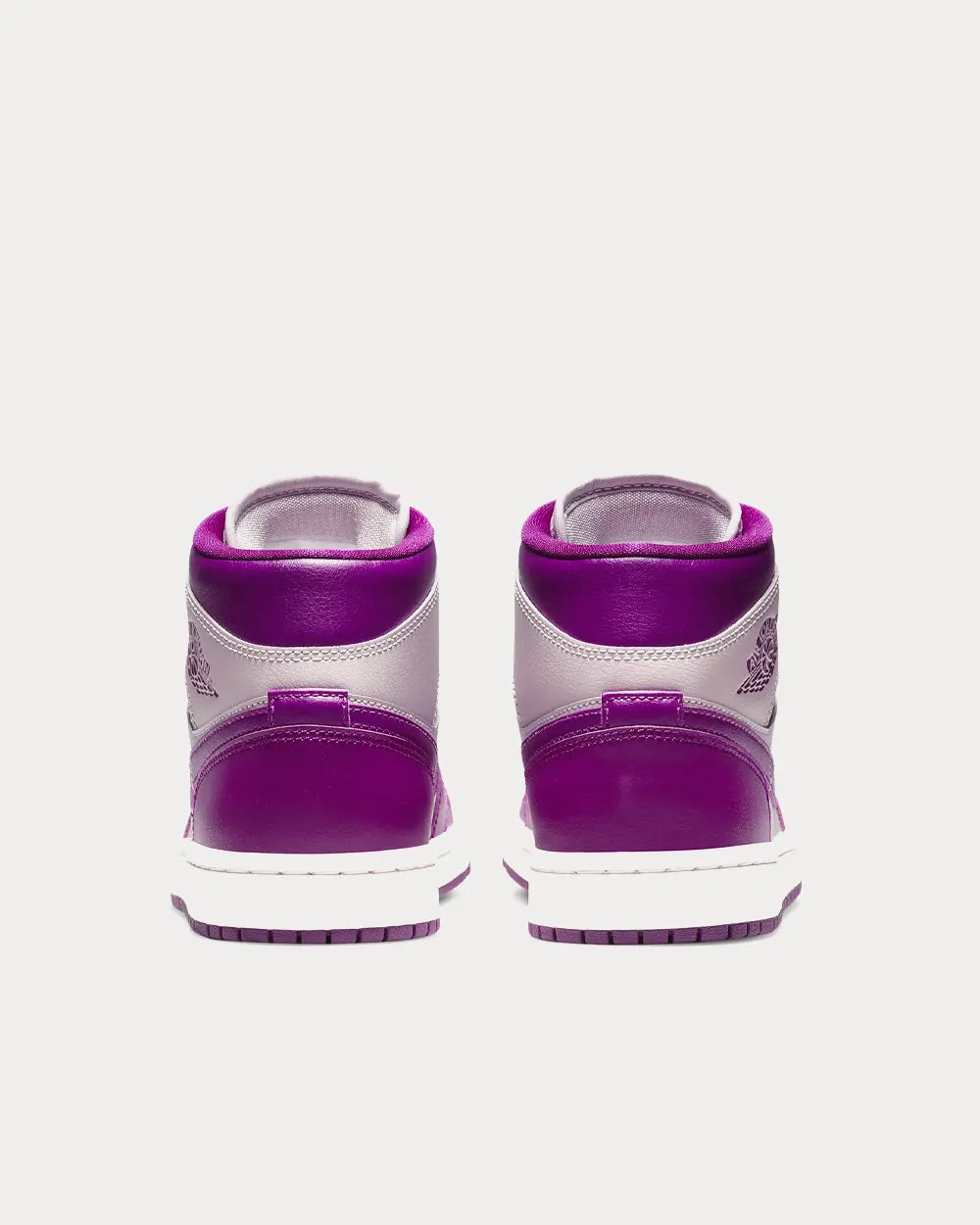 Air Jordan 1 Mid Amethyst Ash / Sail / Red Plum High Top Sneakers