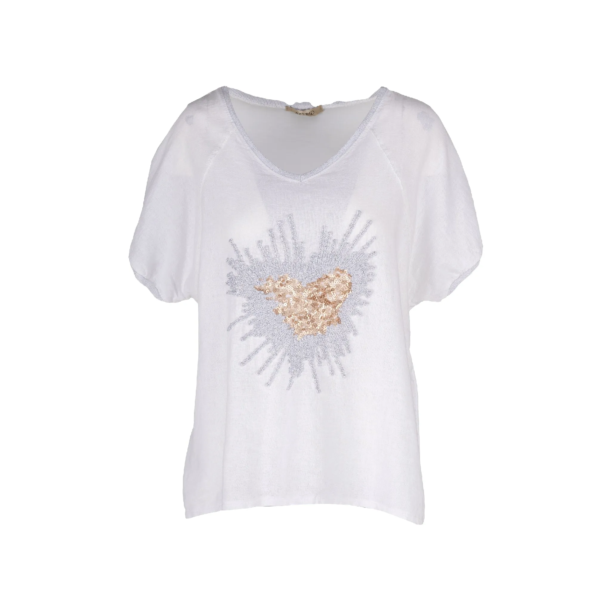 Astrid  True Love Tee  White