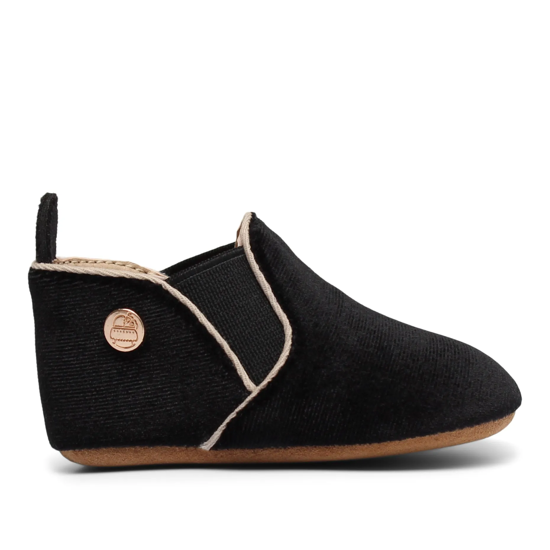 Baby Moccasins | Black Velvet