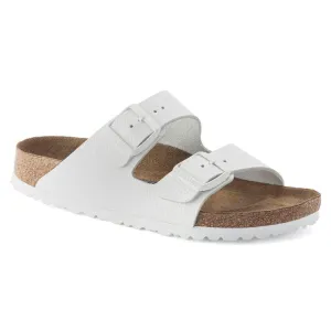 Birkenstock Arizona Sandals (Soft Footbed)- White Leather