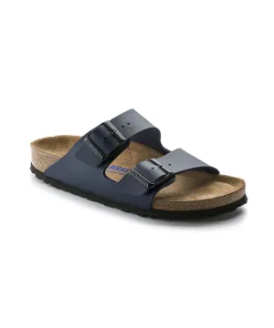 BIRKENSTOCK ARIZONA SOFT BEDDING IN SOIL BLUE