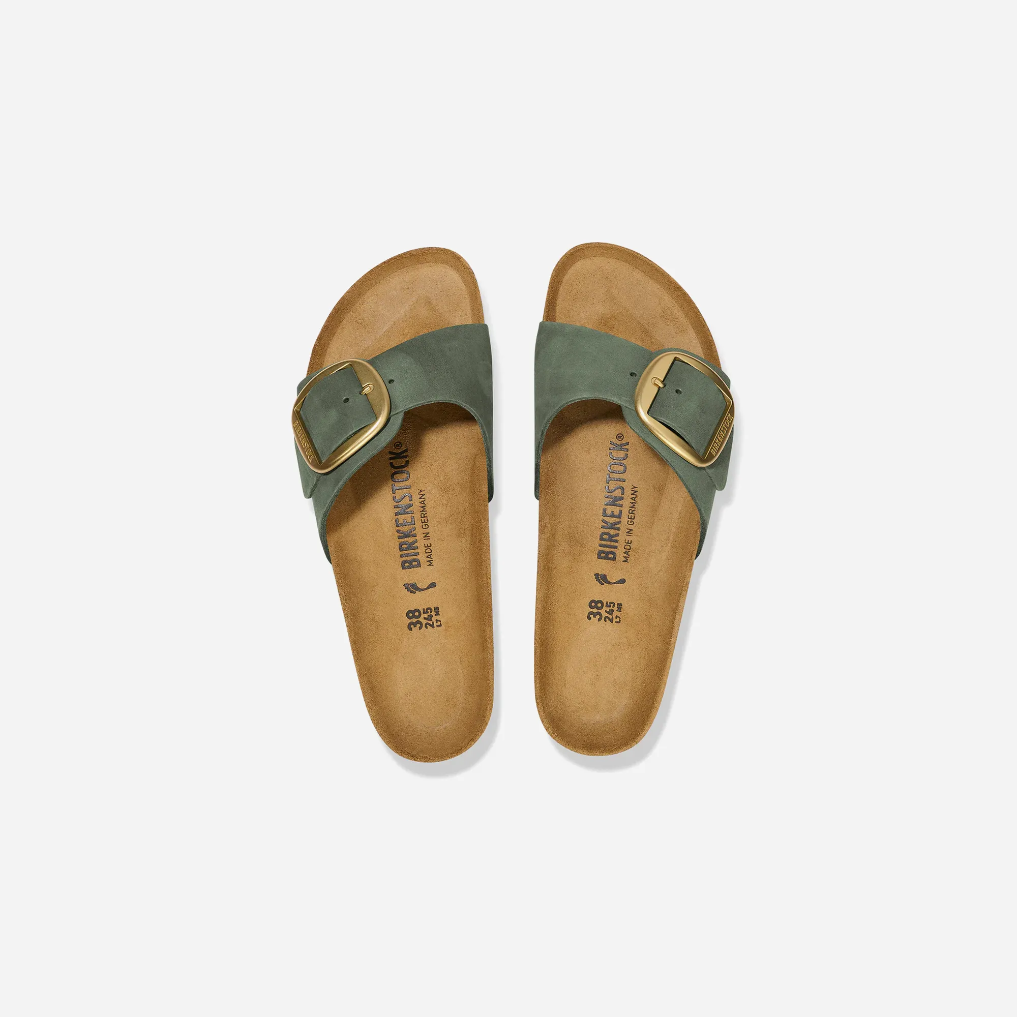 Birkenstock Madrid BB LENA High Shine Green Tea HEX WMNS