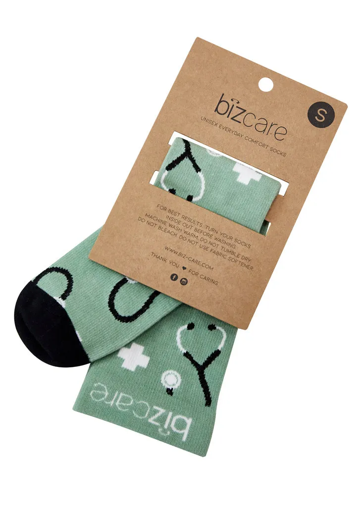 Biz Care CCS149U Unisex Happy Feet Comfort Sock
