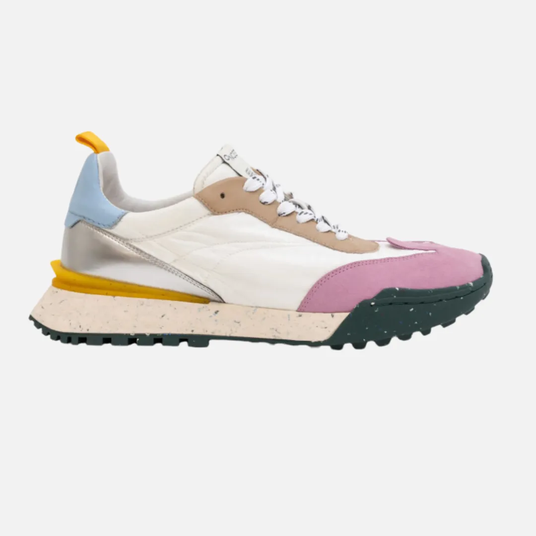 Brooklyn White Multi Sneaker