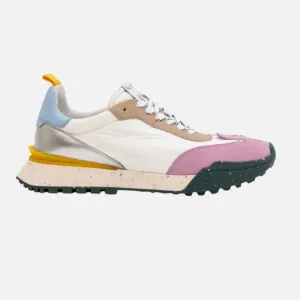 Brooklyn White Multi Sneaker