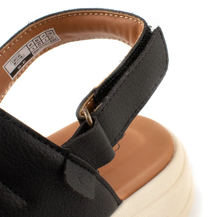 camel active Women Iris Sling-Back Sandals -782404-DZ03SV-1-BLACK