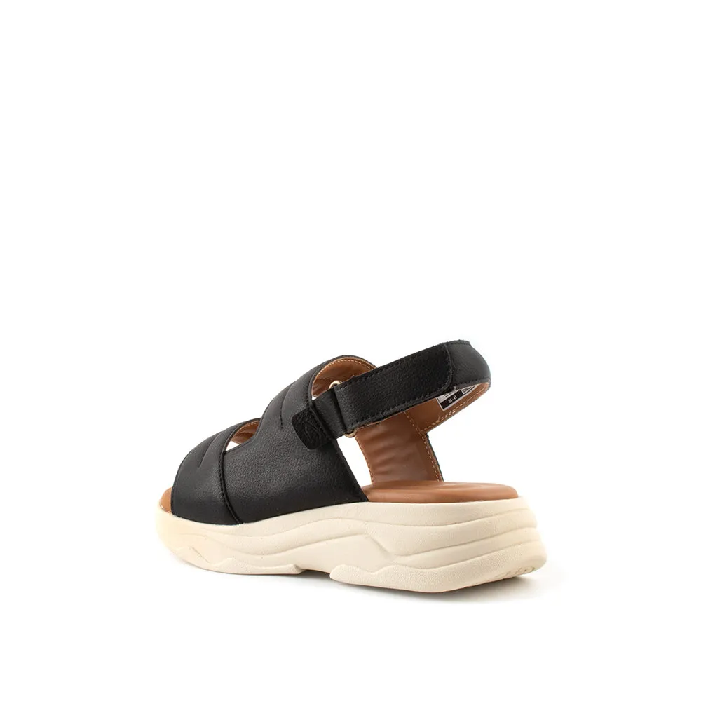 camel active Women Iris Sling-Back Sandals -782404-DZ03SV-1-BLACK