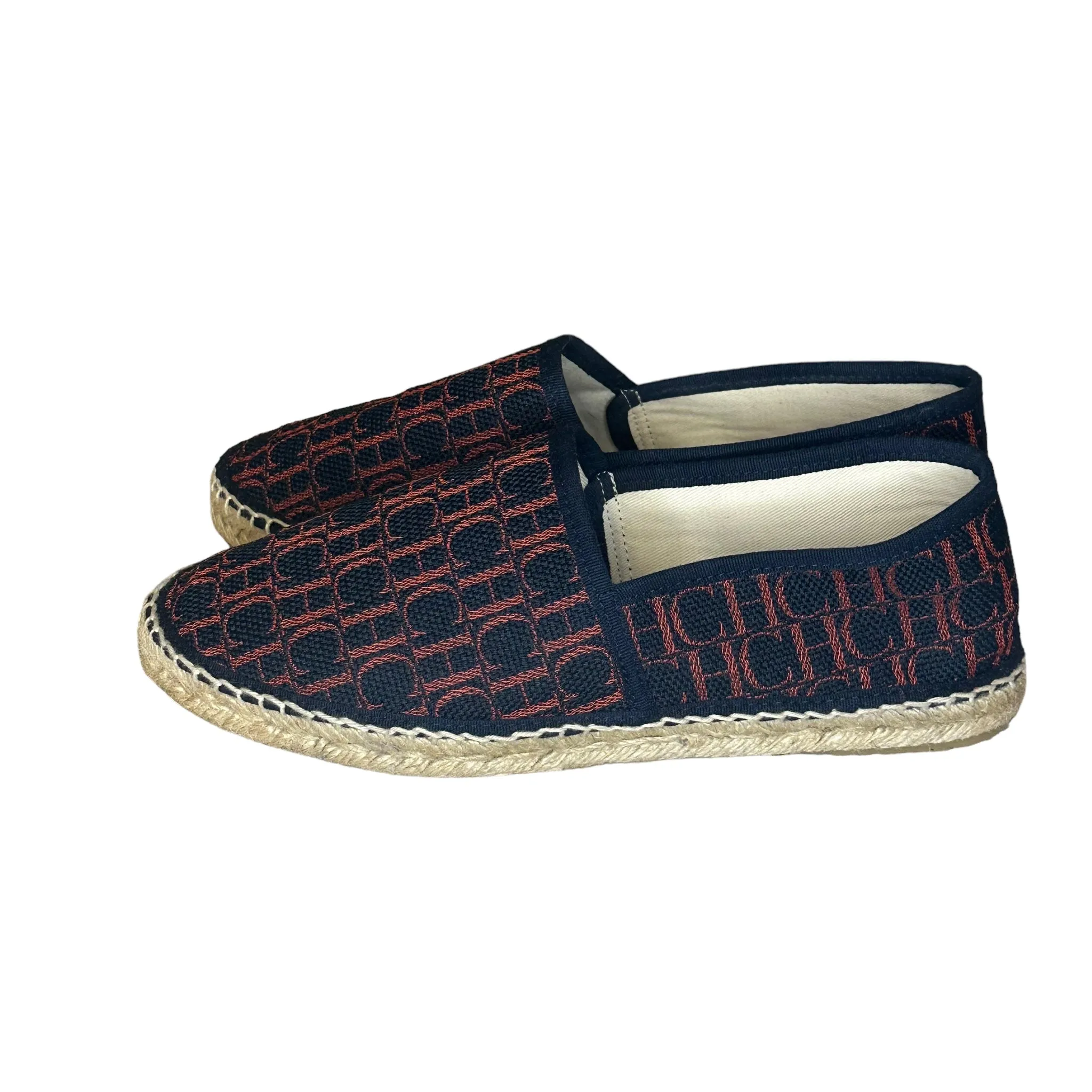 Carolina Herrera Red Logo Espadrille