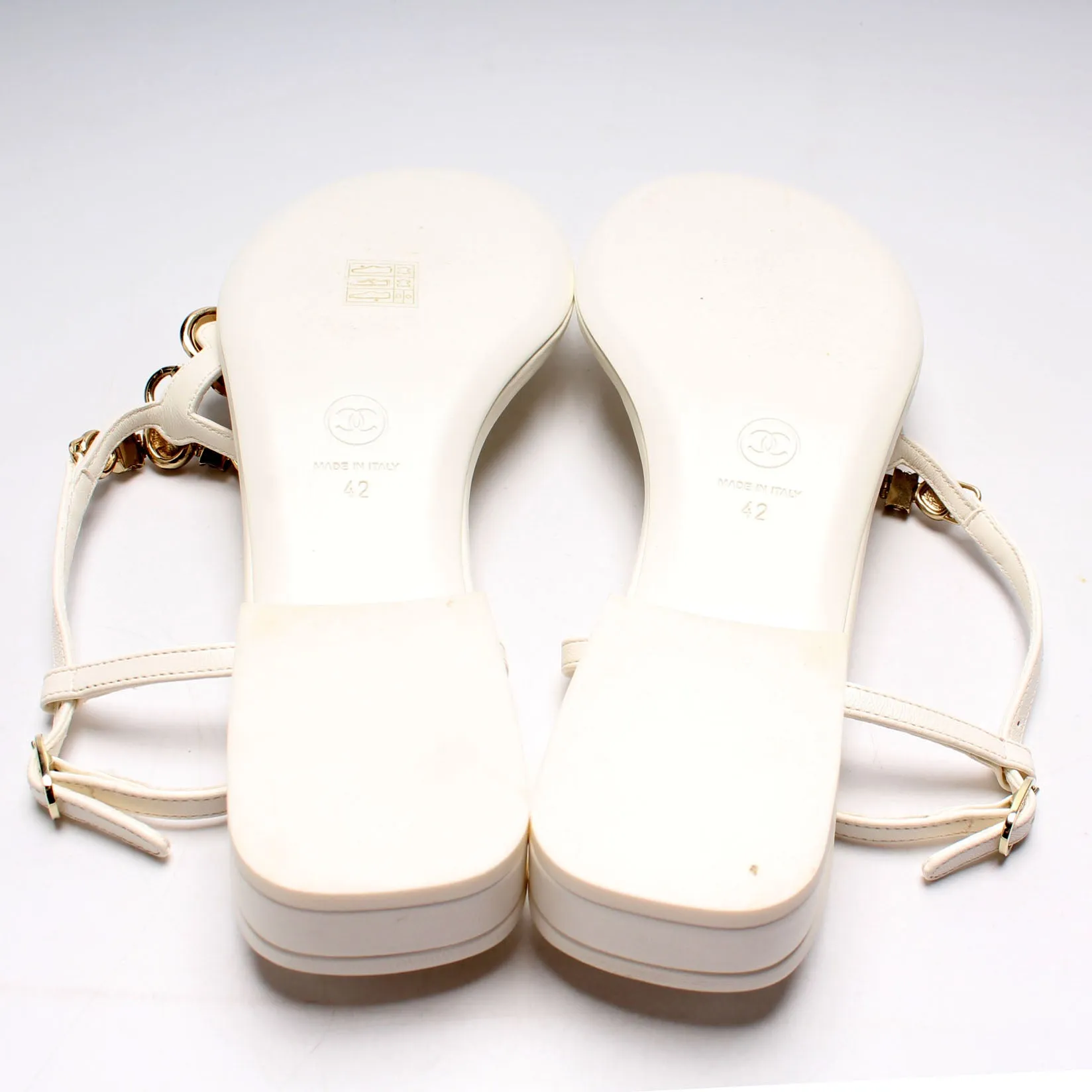 CC Heart T-Strap Sandals Size 42