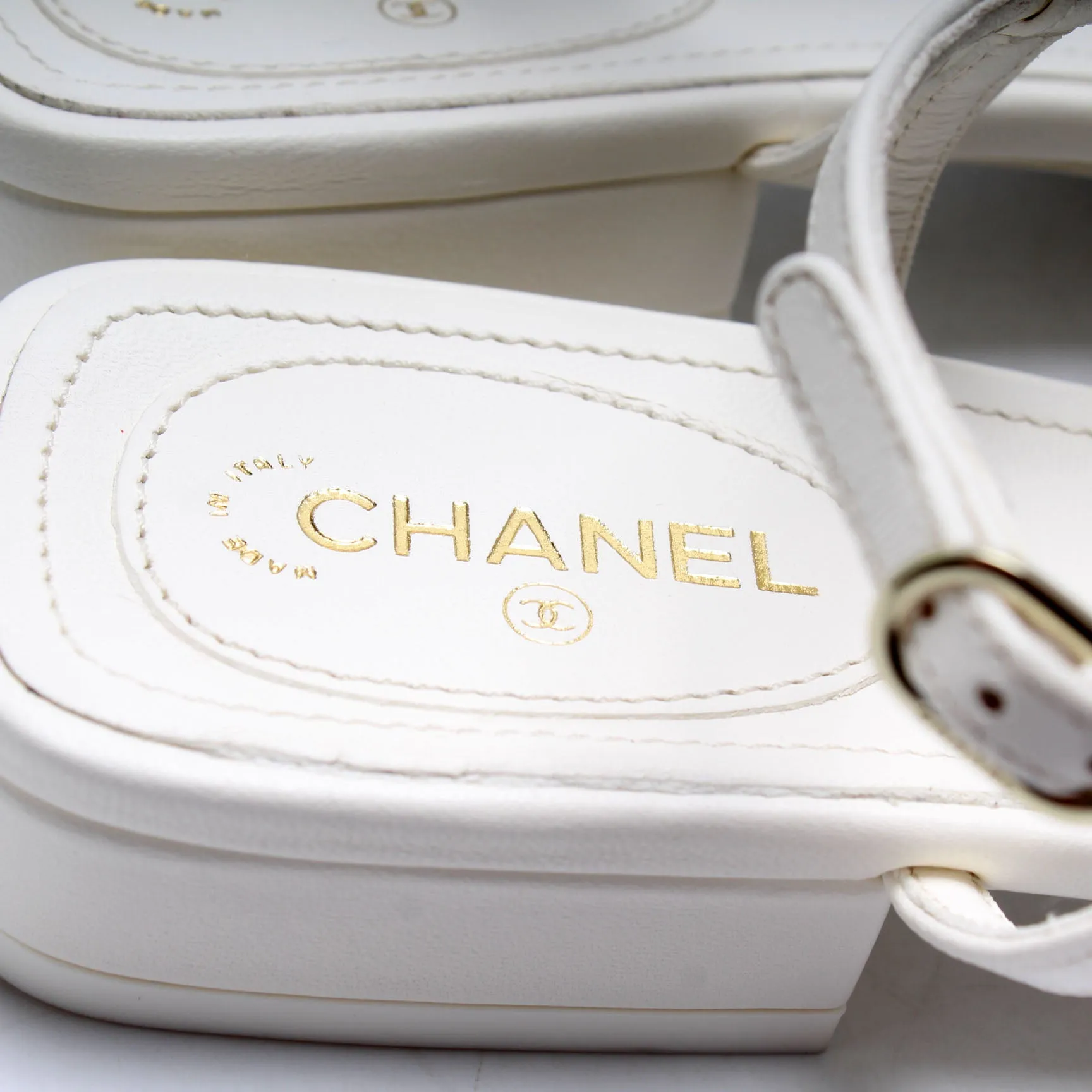 CC Heart T-Strap Sandals Size 42