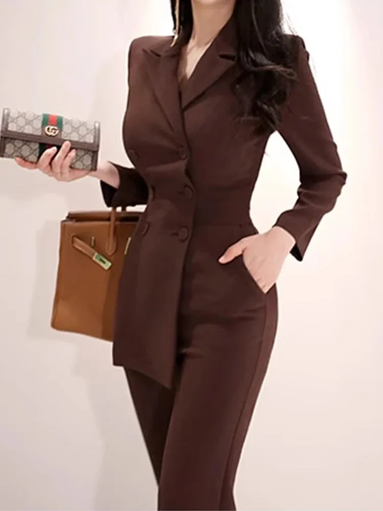 Chic Double-Breasted Jumpsui