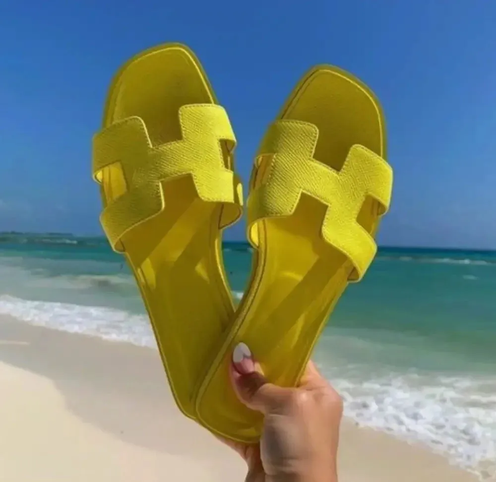 Classic H-Strap Leather Sandals