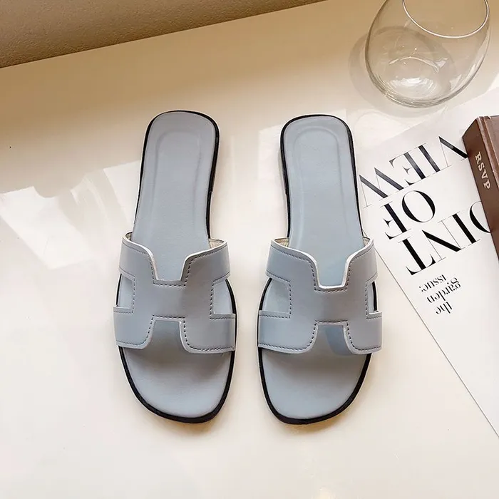 Classic H-Strap Leather Sandals