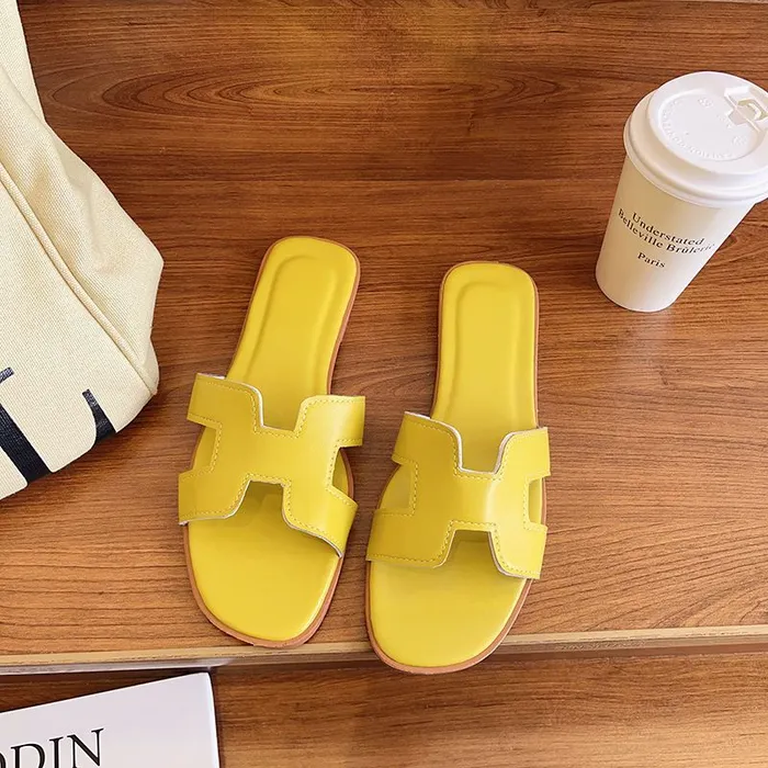 Classic H-Strap Leather Sandals