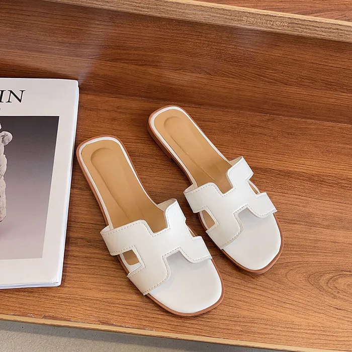 Classic H-Strap Leather Sandals