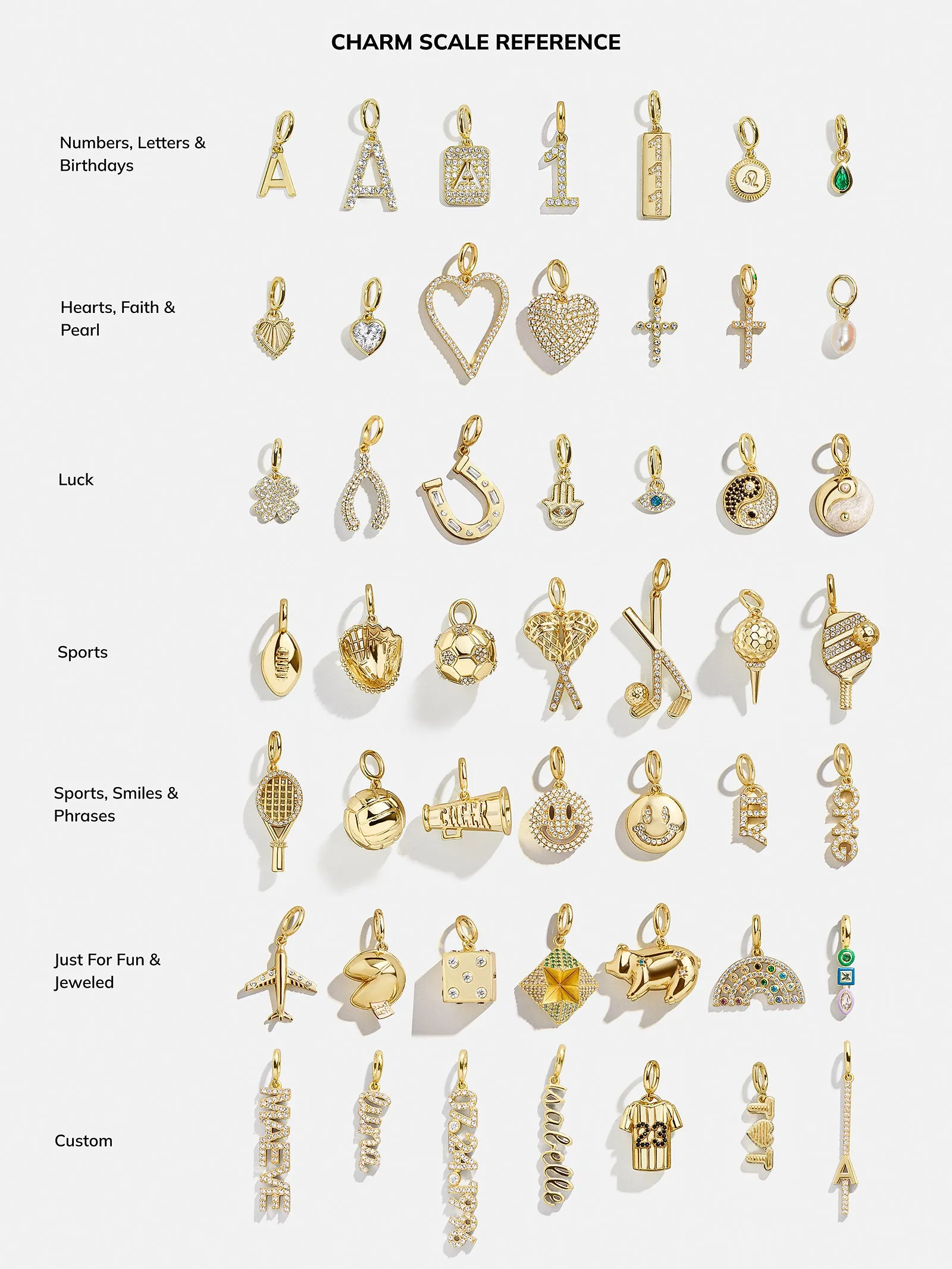 Classic Initial Cluster Charm - O