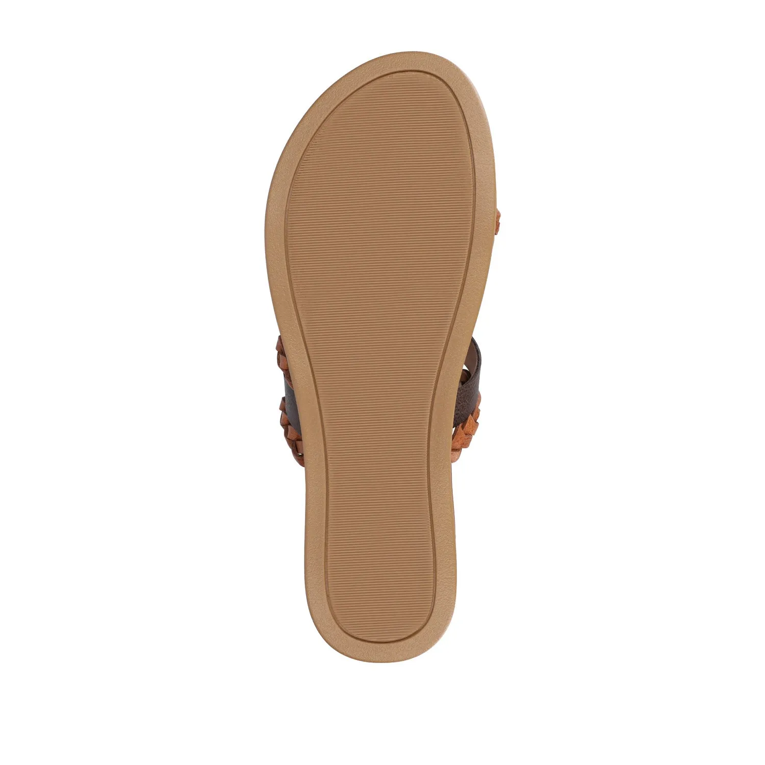 COLETTE SLIDE SANDALS IN FAUX LEATHER