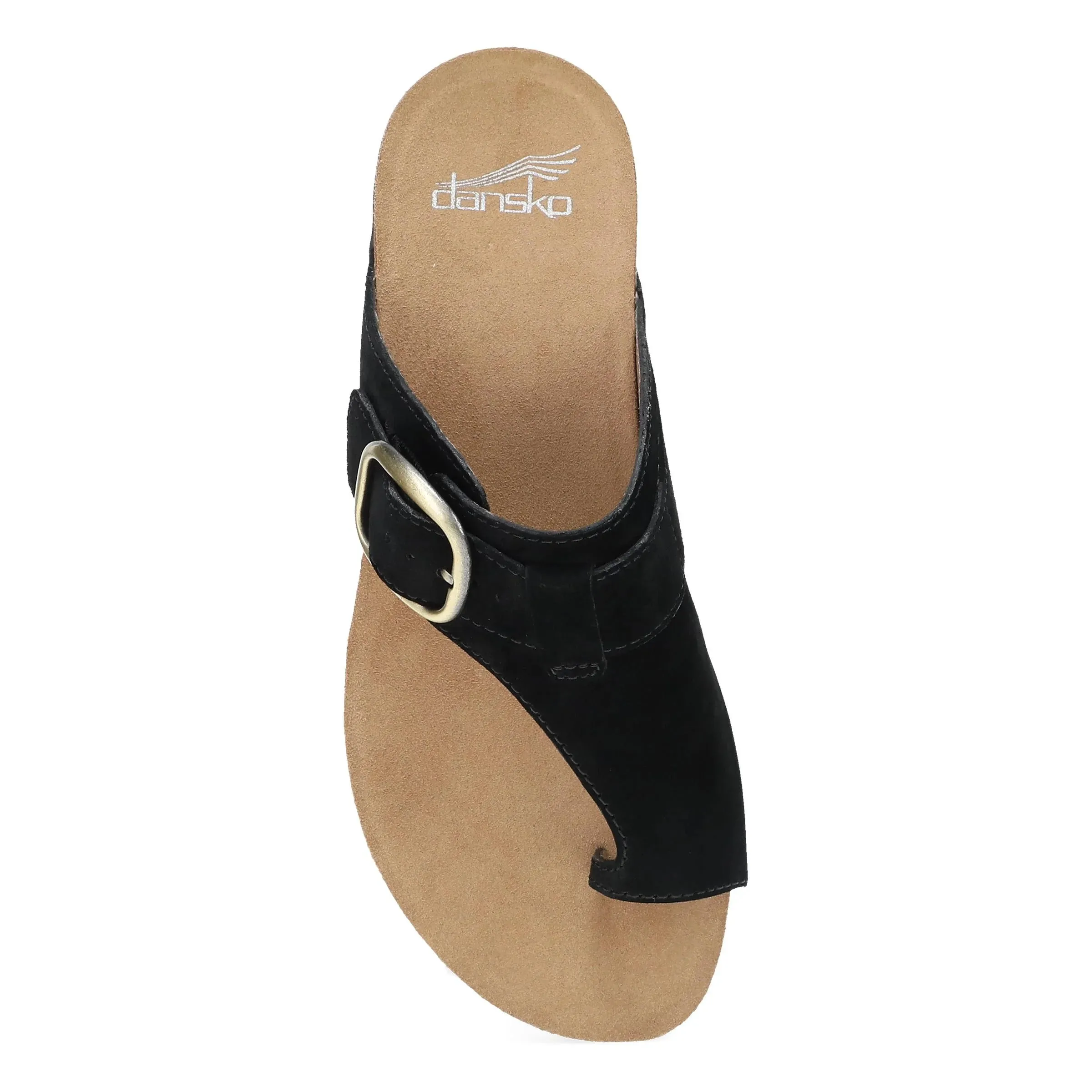 Dansko Women's Rylee Toe Post Sandal - Black