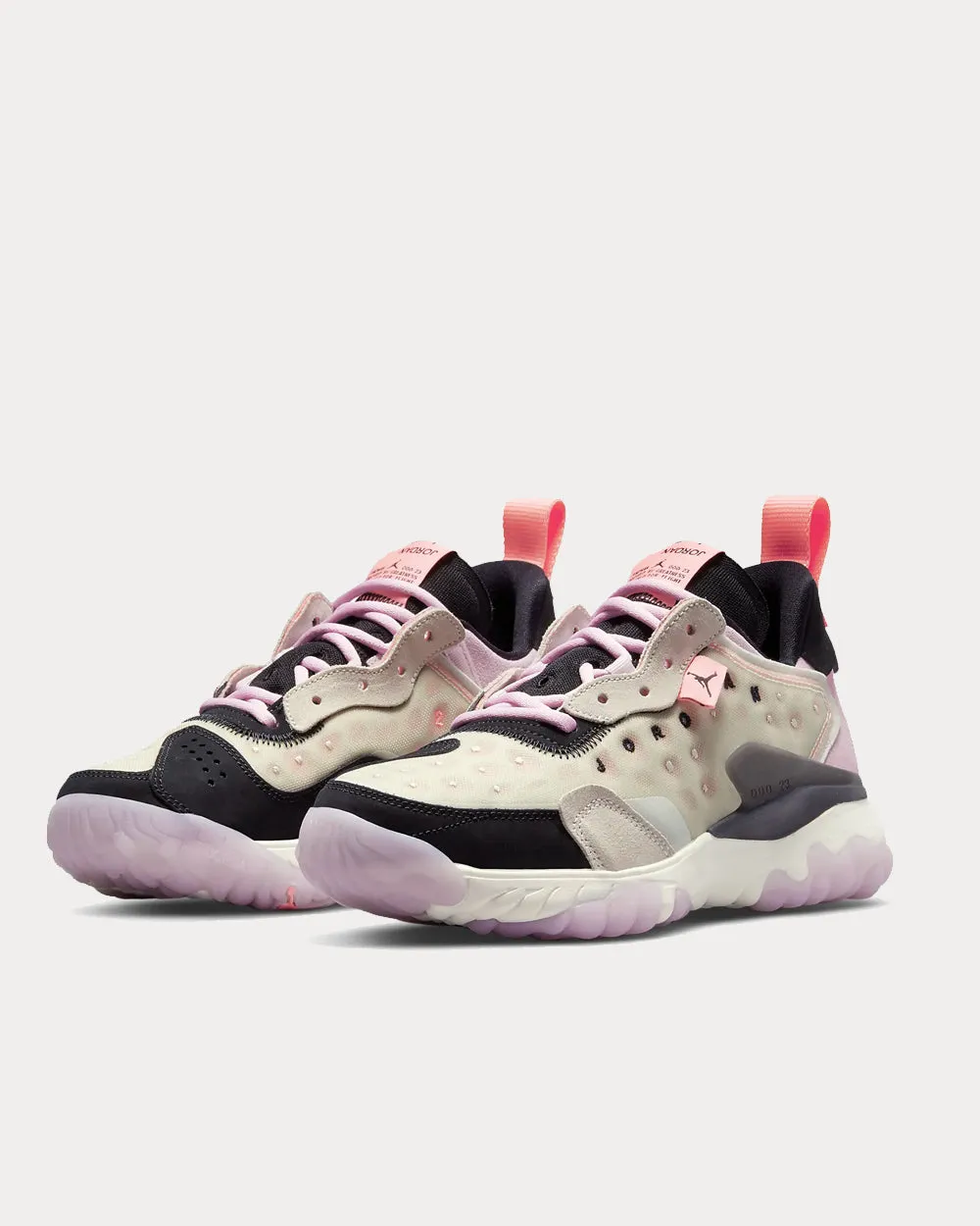 Delta 2 Light Bone / Light Arctic Pink / Sunset Pulse / Black Low Top Sneakers