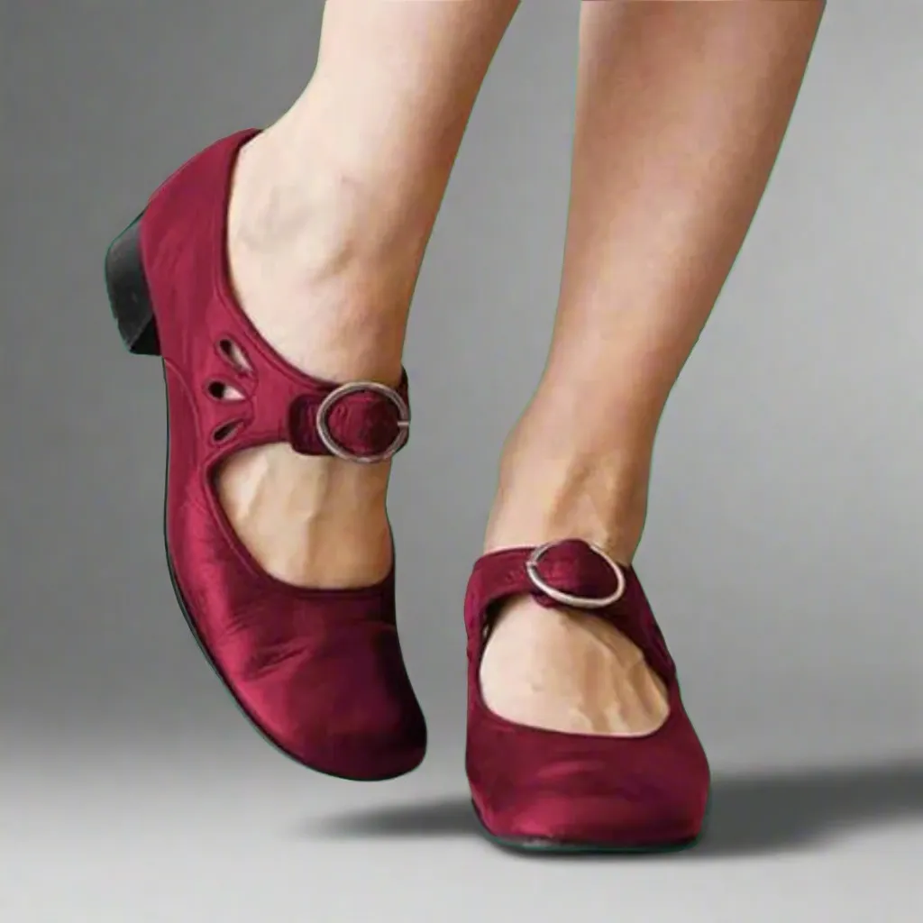 Denisa | Comfortable Wedge Sole Orthopedic Leather Sandals