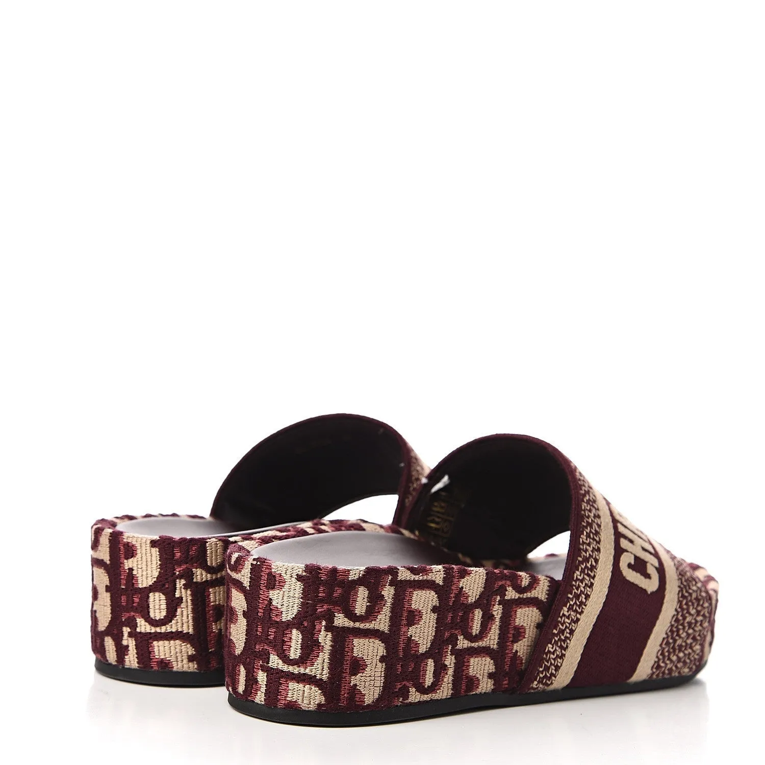 DIOR OBLIQUE D-WAY PLATFORM SANDALS