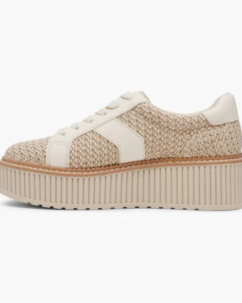 DV by Dolce Vita Bubbles Raffia Sneaker - Natural - FINAL SALE