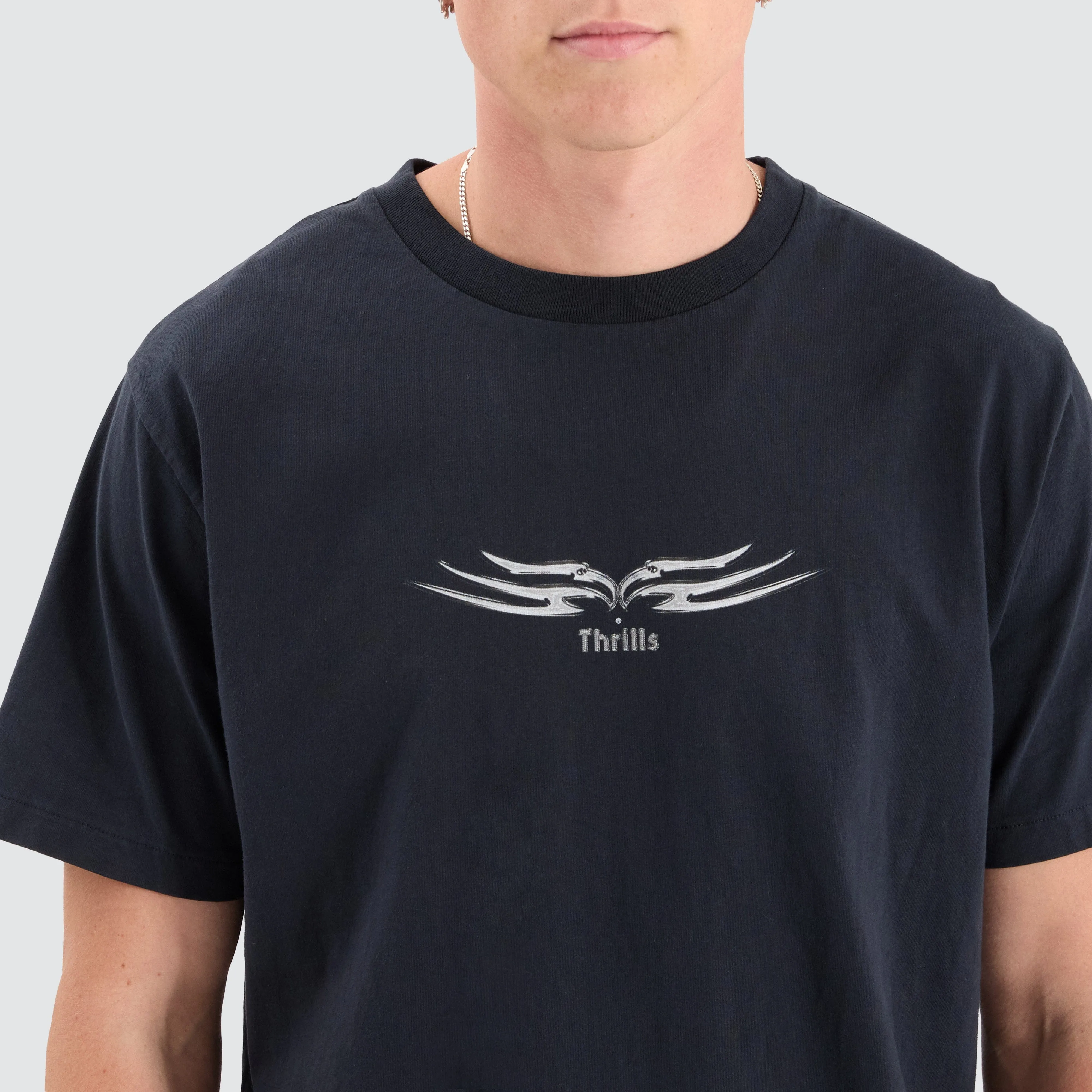 Easy Going Merch Fit Tee Twilight Black