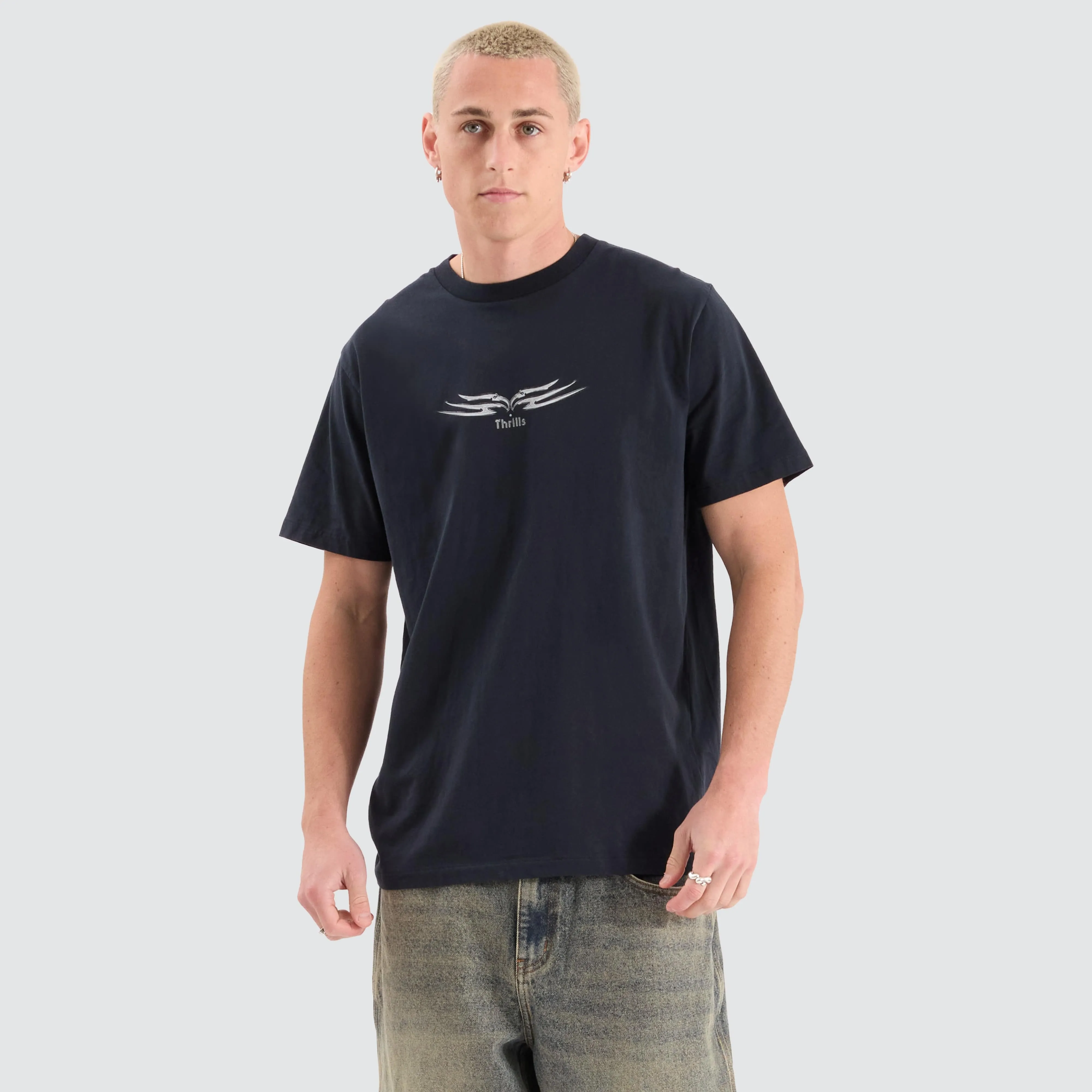 Easy Going Merch Fit Tee Twilight Black
