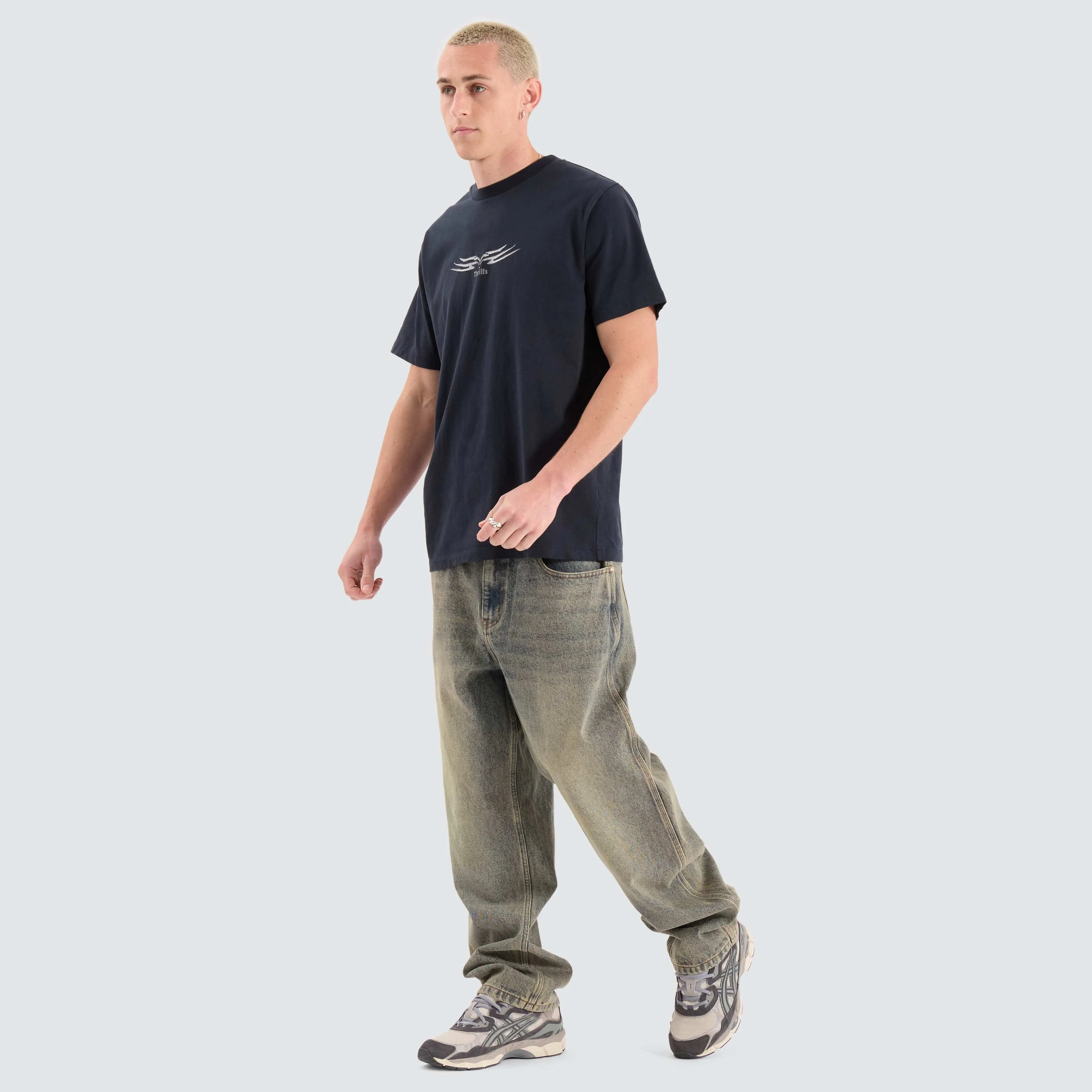 Easy Going Merch Fit Tee Twilight Black