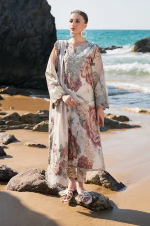 EMBROIDERED PRINTED LAWN UF-4123