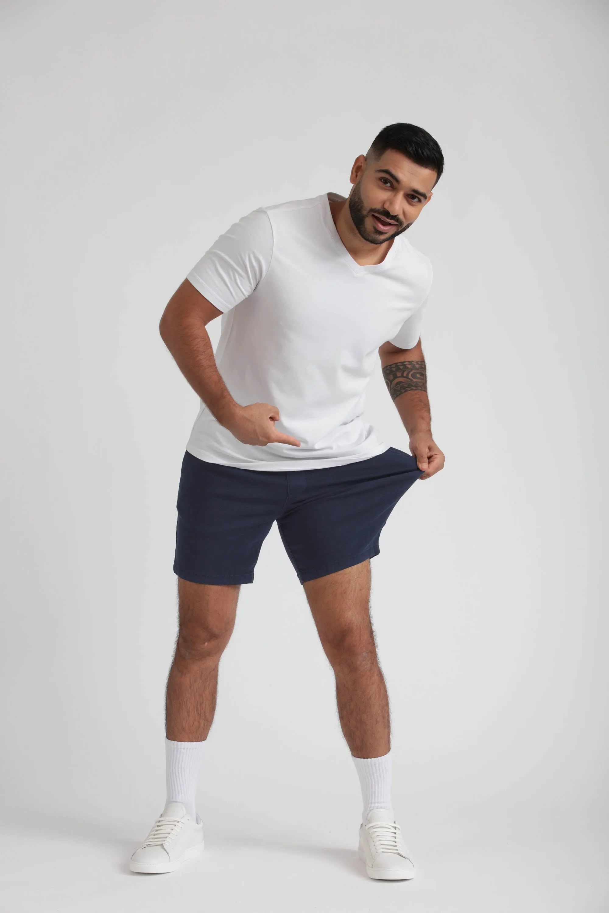 Everyday Comfort Shorts (Slim Fit) / Navy & Soldier Olive