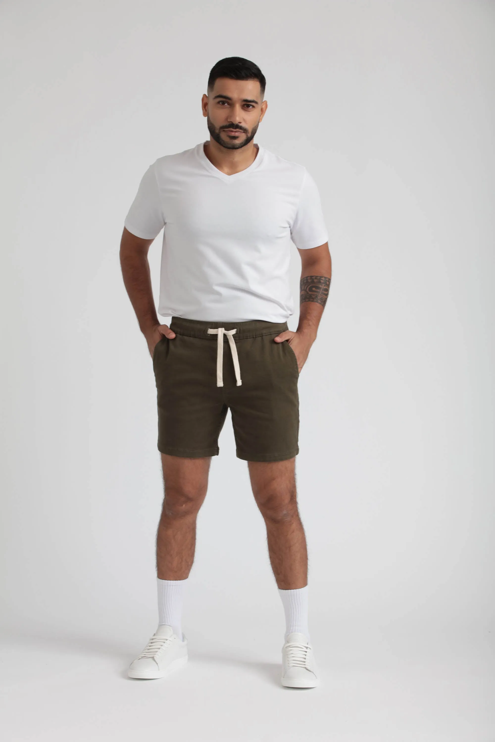 Everyday Comfort Shorts (Slim Fit) / Navy & Soldier Olive
