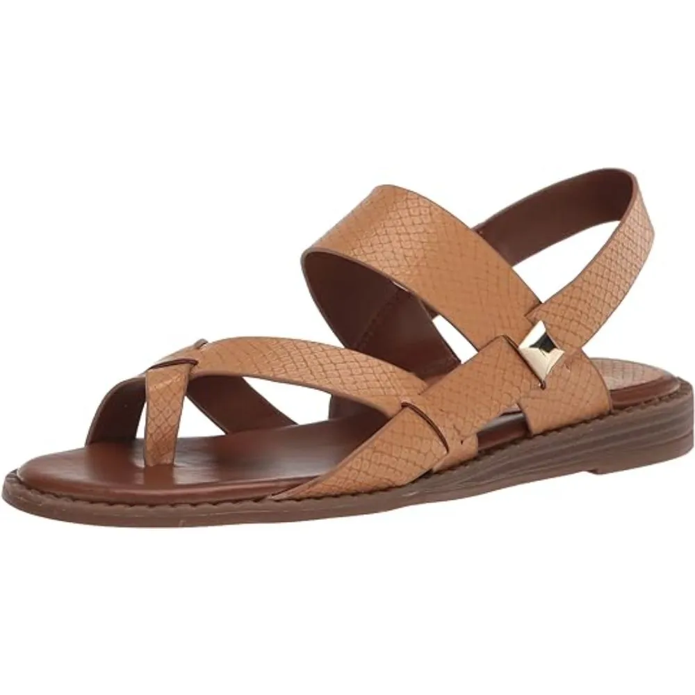 Franco Sarto Women's Gans Camel Flat Sandal