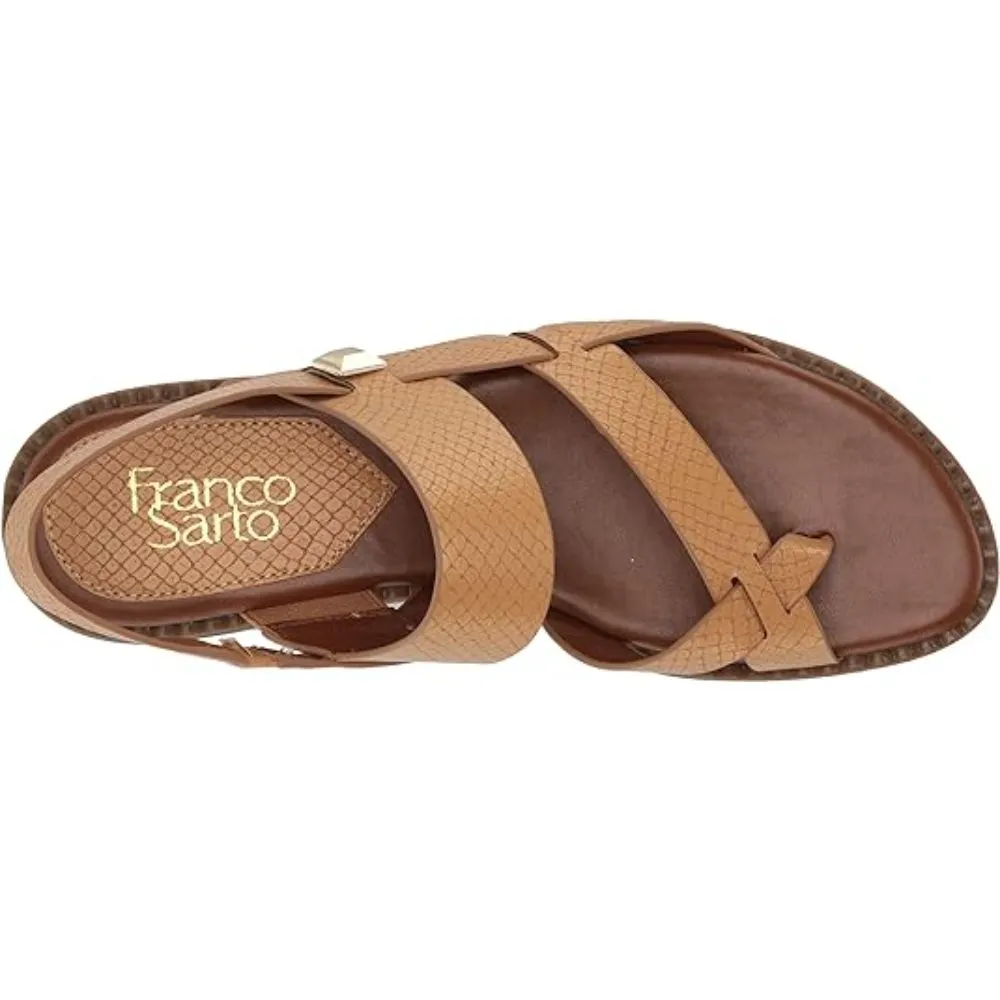 Franco Sarto Women's Gans Camel Flat Sandal