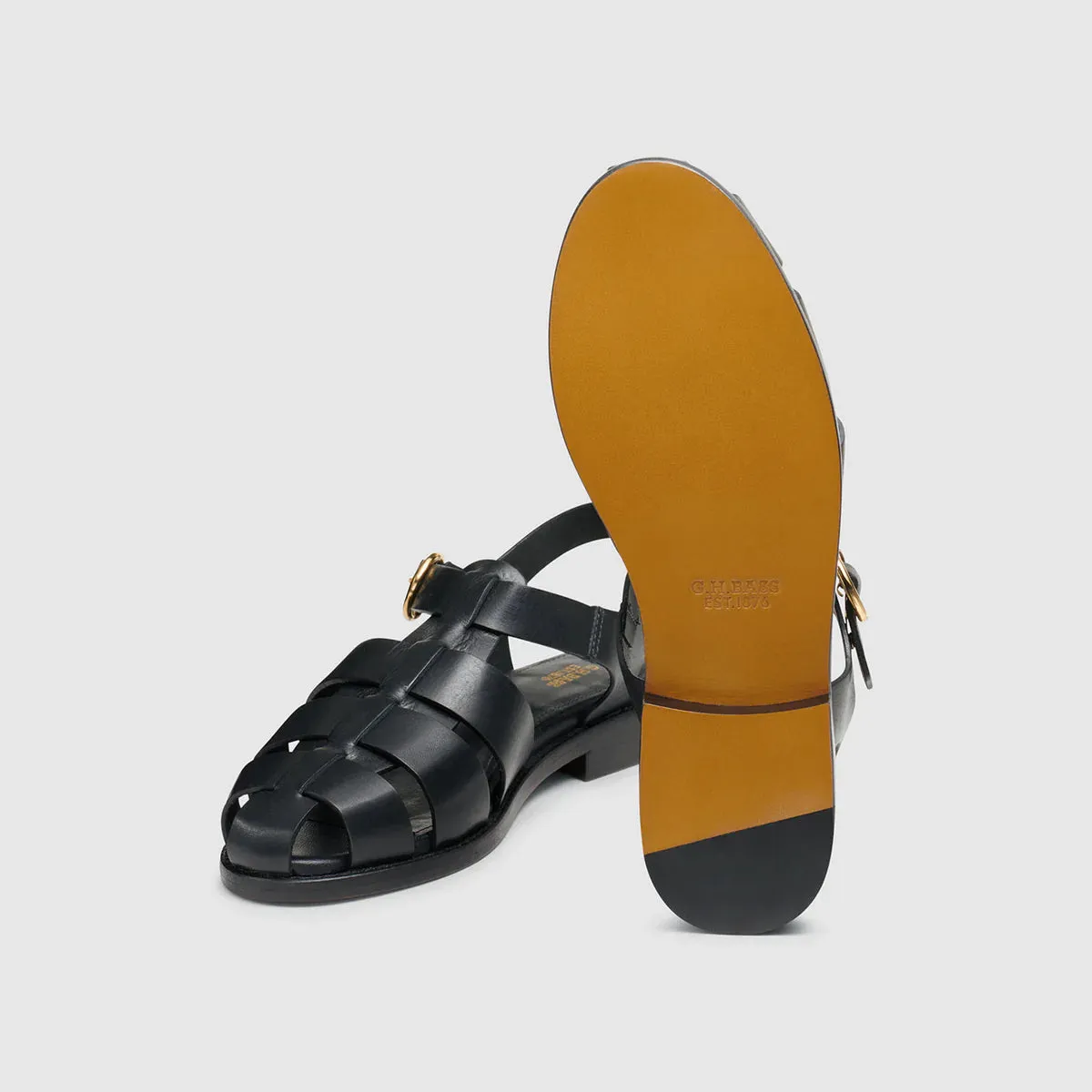 G. H. BASS FISHERMAN SANDAL BLACK
