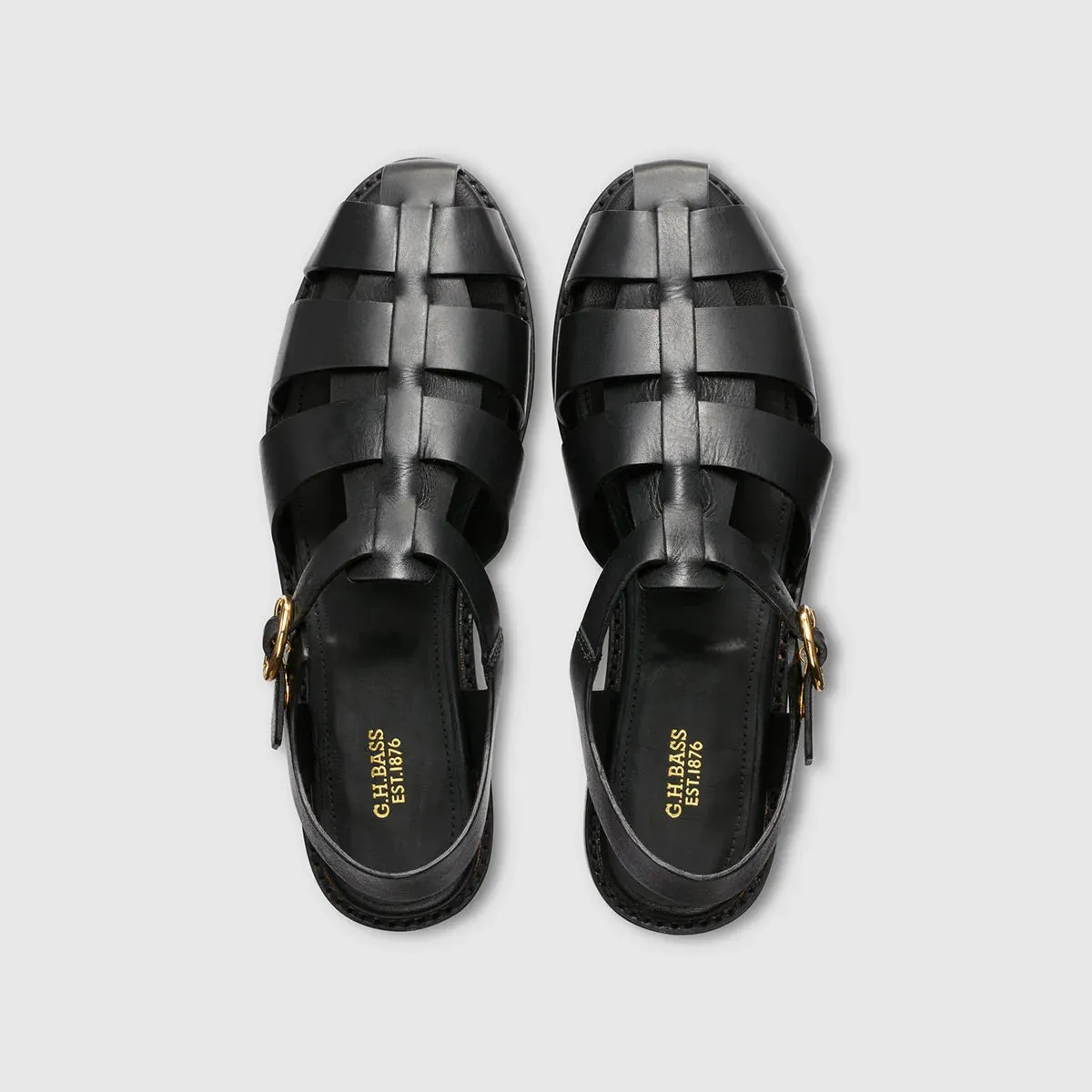 G. H. BASS FISHERMAN SANDAL BLACK