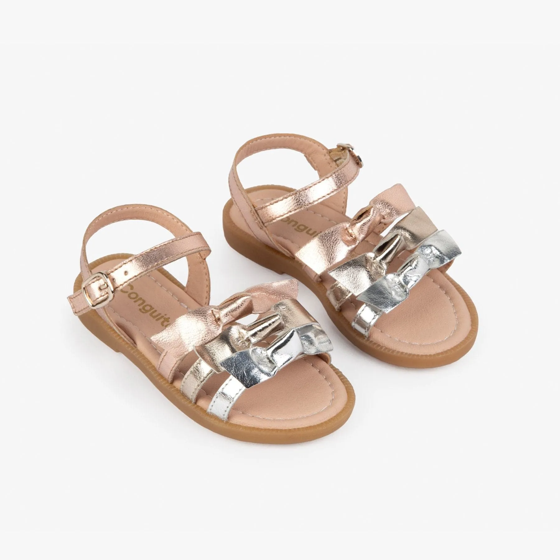 Girl's Dino Magnesium Leather Sandals