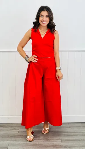 Glazed Cherry Spring Breeze Polo/Pants Set (Reg.)