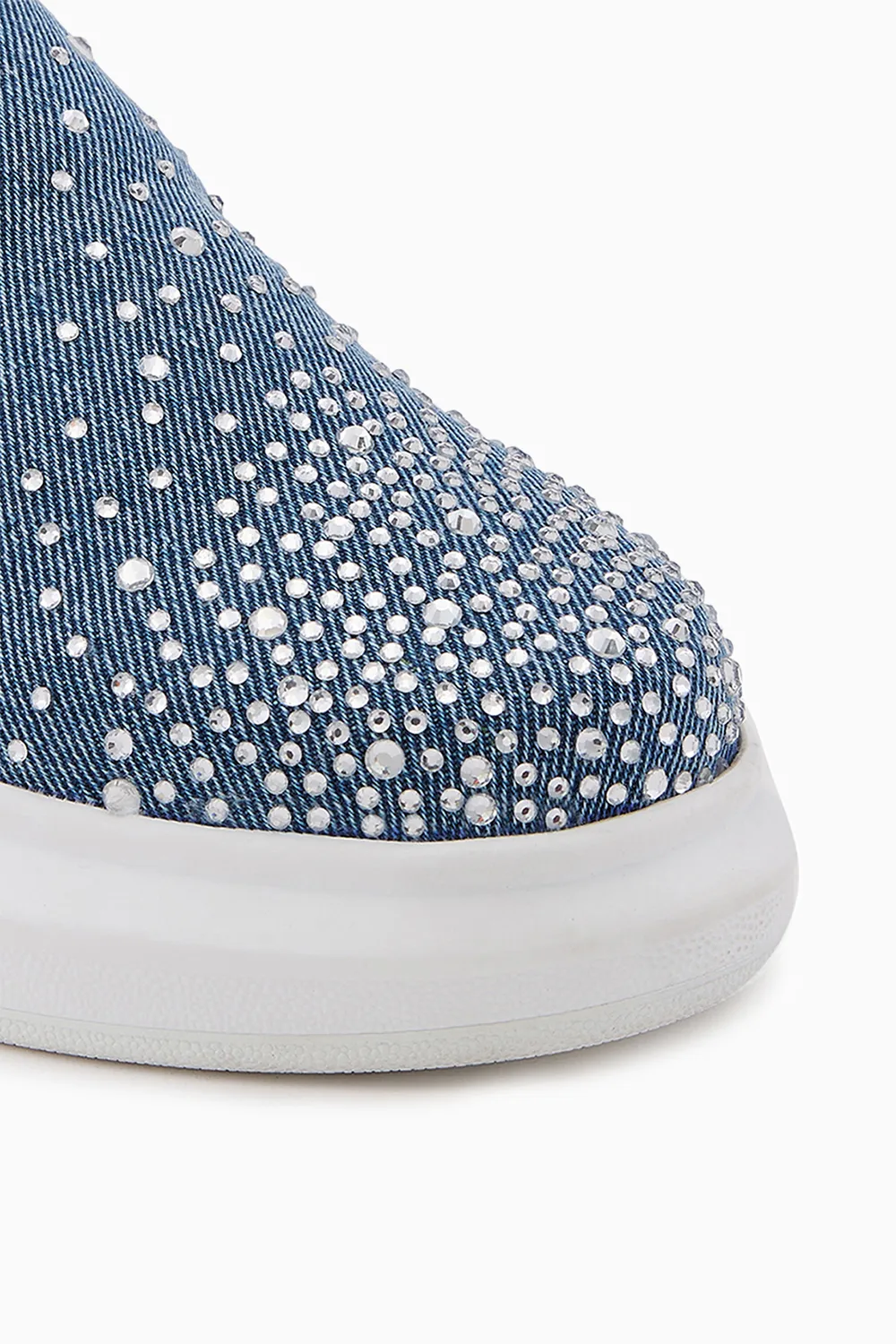 Glitter Rain Flat Sneakers