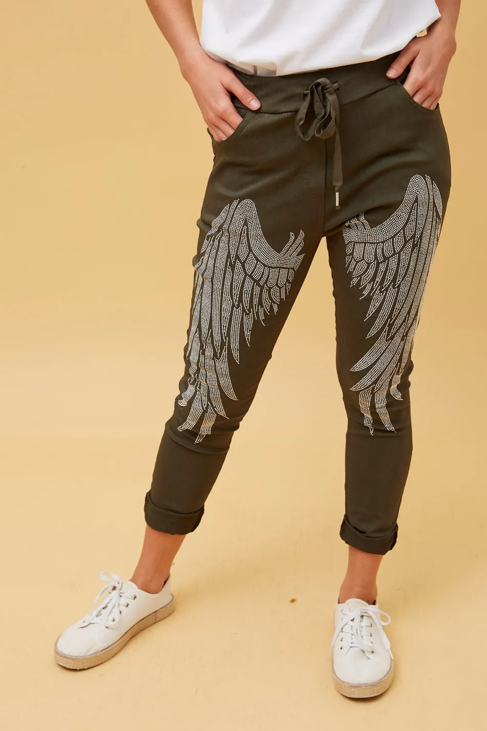 JANJA DIAMANTE WINGS JOGGER PANTS