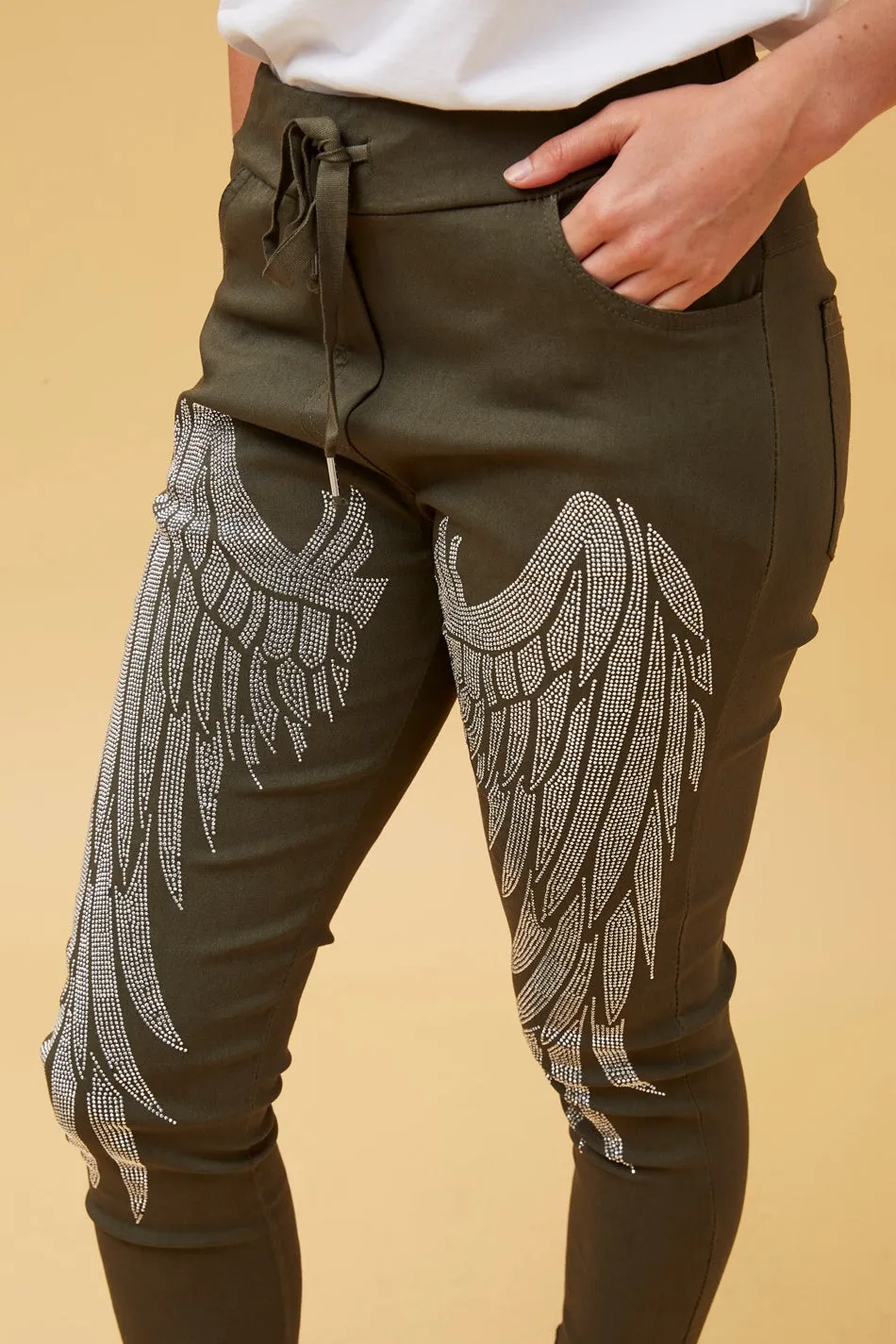 JANJA DIAMANTE WINGS JOGGER PANTS