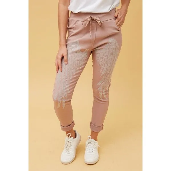 JANJA DIAMANTE WINGS JOGGER PANTS