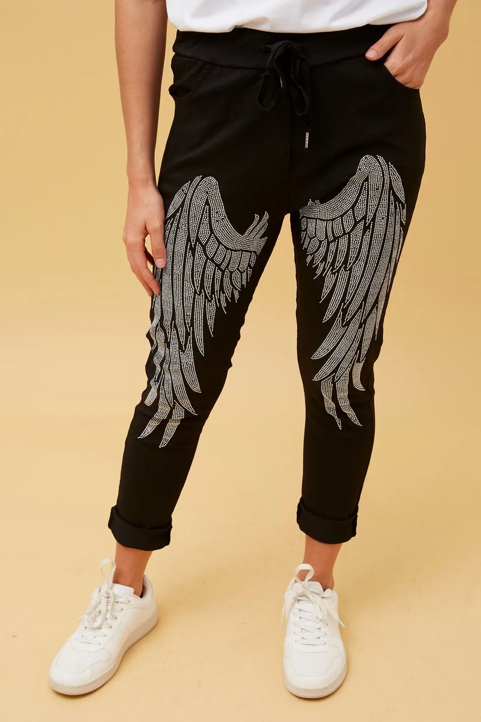 JANJA DIAMANTE WINGS JOGGER PANTS