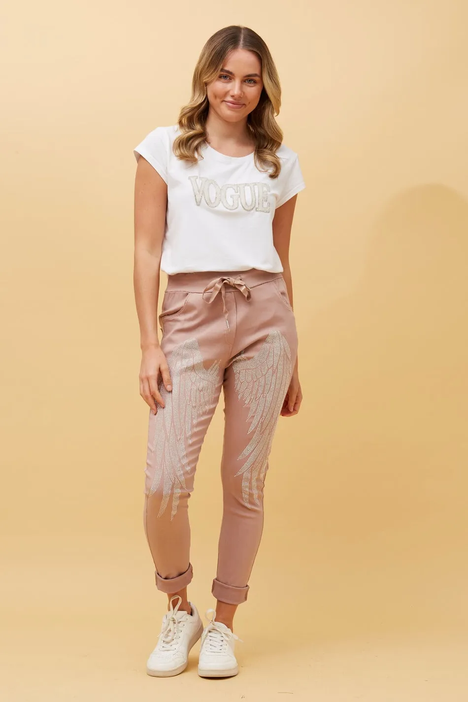 JANJA DIAMANTE WINGS JOGGER PANTS