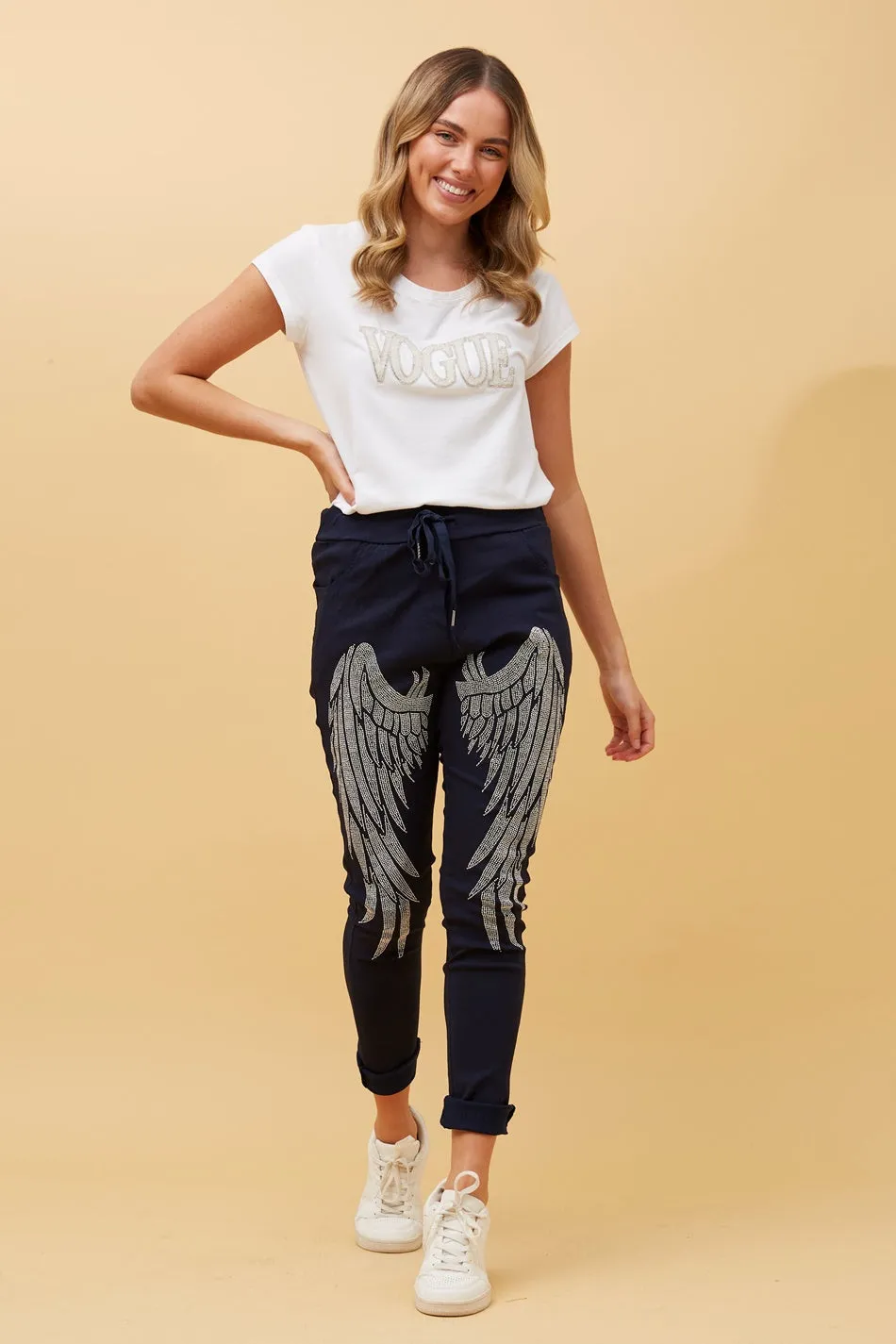 JANJA DIAMANTE WINGS JOGGER PANTS